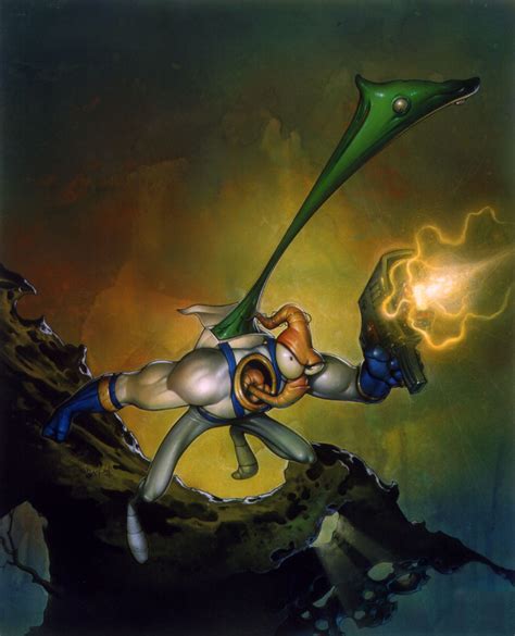 Earthworm Jim Concept Art And Paintings By The Original Video Game Team