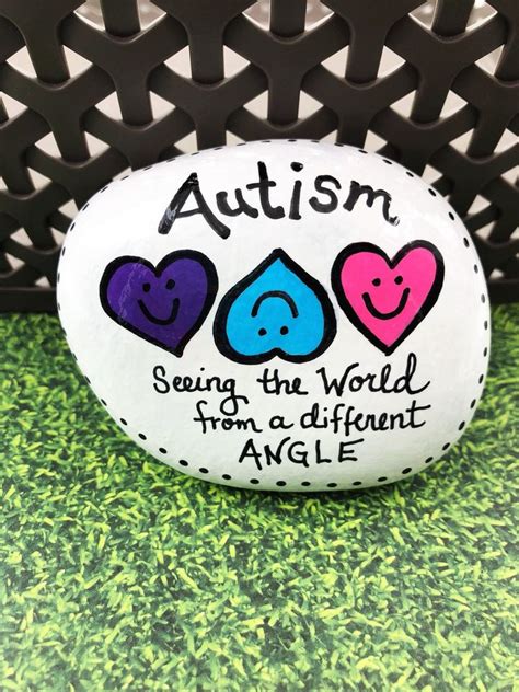 Autism Awareness Rock Autism Acceptance Autism T Hand Etsy