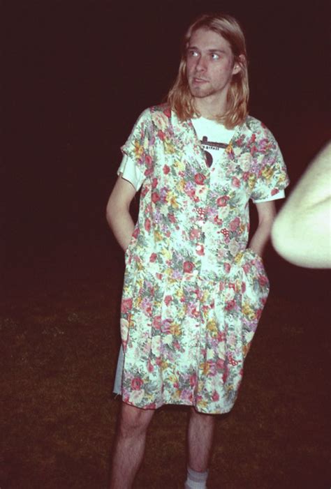 Kurt Sure Wasnt Afraid To Experiment Kurt Cobain Dress Kurt