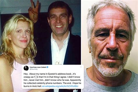 Courtney Love Hopes Jeffrey Epstein ‘burns In Hell’ And Can T Explain Why She S In His Black