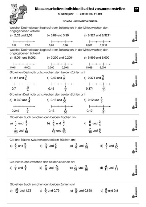 Are you bilingual and want to help translate some sheets? Klassenarbeiten MATHE / Klasse 6