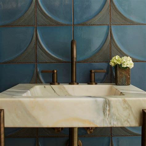 Tile And Stone Design Inspiration By Room Ann Sacks Powder Room