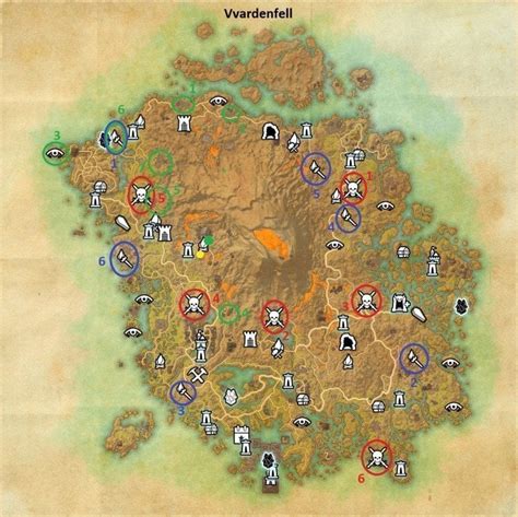 Vvardenfell Dailies Zone Dailies List For Eso Zone Daily Elder