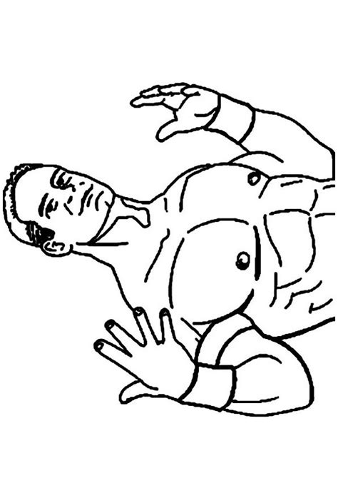 John Cena 0010 Coloring Page Up Coloring Pages