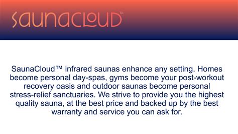 Infrared Sauna Heater Sauna Cloud By Sauna Cloud Issuu