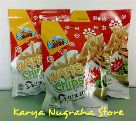 Jual Snack Ringan Cemilan Wang Chips Delicious Rasa Harum Pedes Di