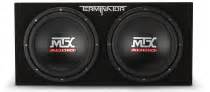 MTX Audio Terminator Series TNE D Watt Dual Inch Sub Enclosure Products For Automotive