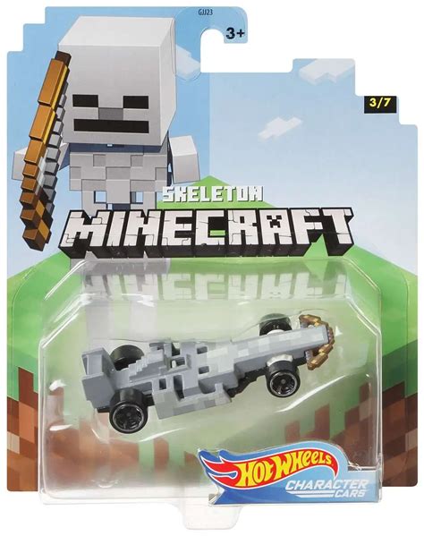 Hot Wheels Minecraft Character Cars Skeleton 164 Diecast Character Car