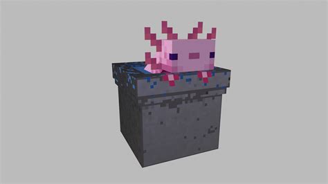 Artstation Minecraft Axolotl In A Bucket