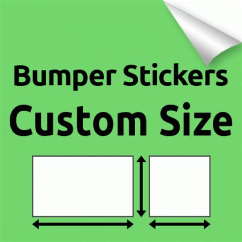 Bumper Stickers Custom Sizes Au
