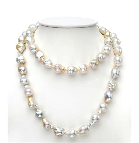 Baroque South Sea Pearls Necklace Set Mangatrai Pearls Jewellers