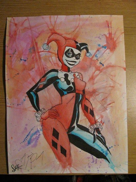 Harley Quinn Painting By Totobomb On Deviantart