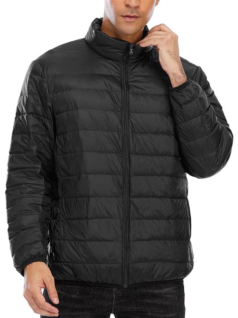 sayfut men s down winter packable jacket big and tall sizes m 4xl outwear jacket coat black blue