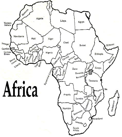 Free Printable Maps Printable Africa Map Print For Free