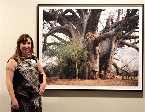 Artist Rachel Sussman At The Opening Reception Of Organic Matters