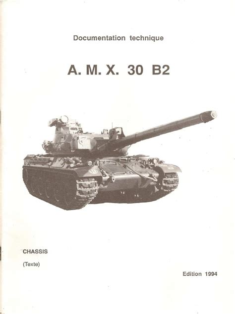 Documentation Technique Amx 30 B2 Chassis Partie Texte
