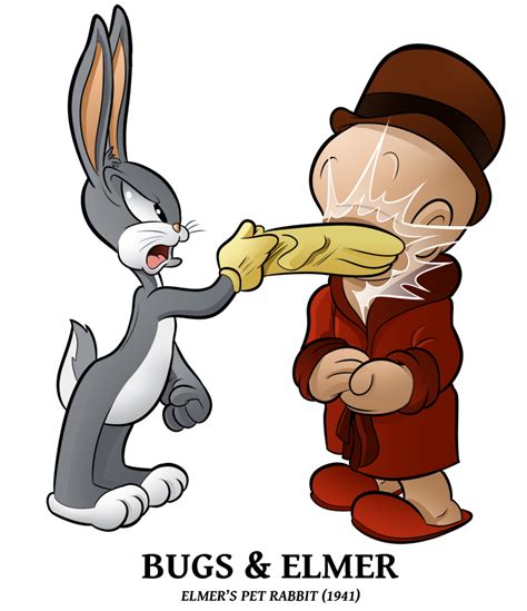 1941 Bugs N Elmer By Boscoloandrea Looney Tunes Show Classic