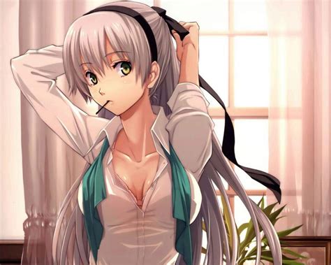 Silver Haired Girls Anime Amino