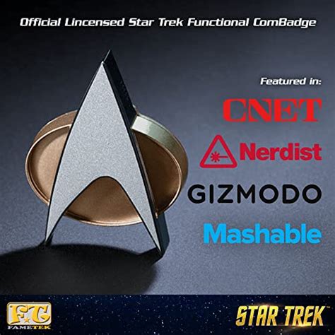 Star Trek Next Generation Bluetooth Communicator Badge Tng Bluetooth