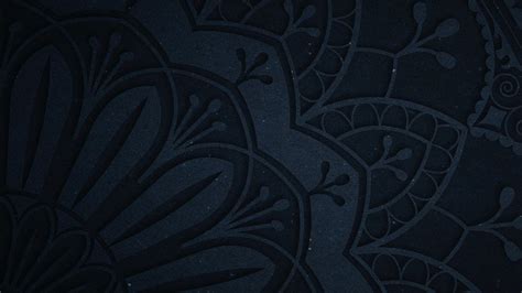 Dark Blue Arabesque Patterned Background Design Premium Image By