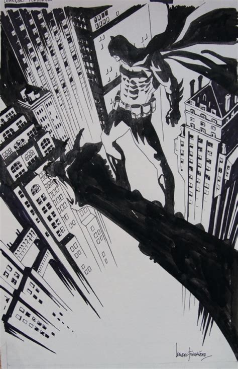 Batman By Leandro Fernandez In W S Ls My Comic Art Collection Comic
