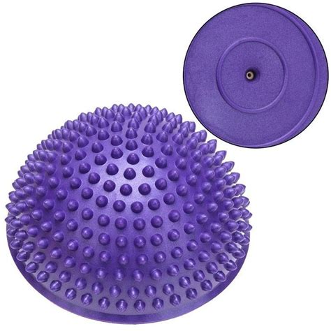 Buy Pvc Inflatable Half Yoga Balls Massage Point Fitball Exercises Trainer Gym Pilates Fitness