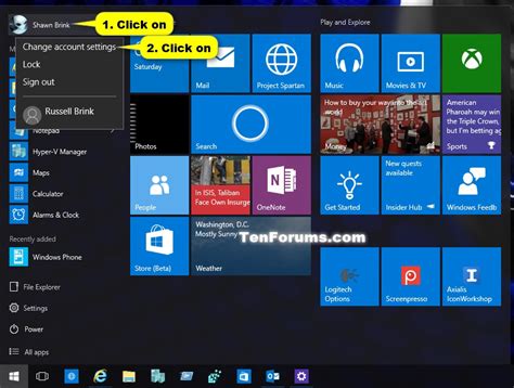 How To Change Account Picture Of Different User In Windows 10 Super User