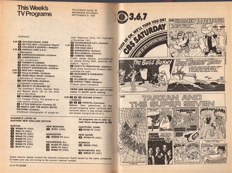 Retro Saturday Morning Cartoons From September 1978 Nostalgia