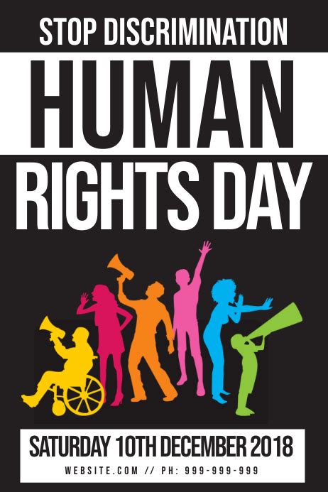 Human Rights Day Poster Template Postermywall