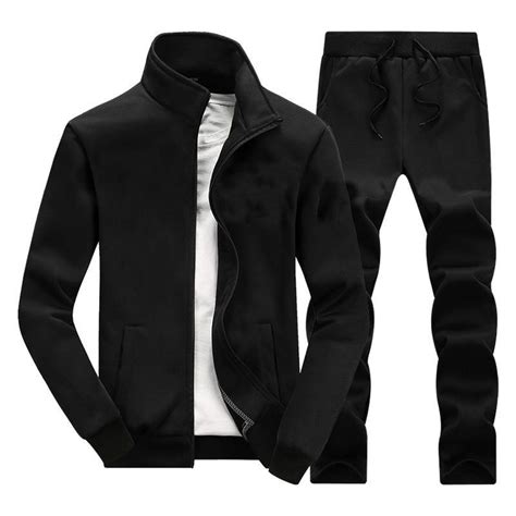 mens tracksuits tracksuit autumn clothes sportswear two piece set men jacket sweatpants brand