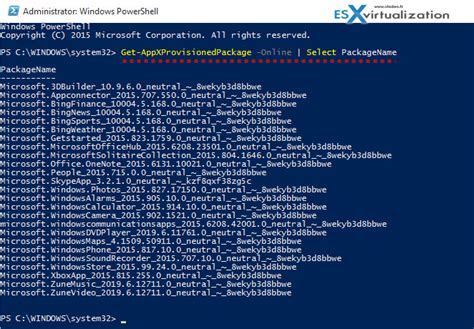 How To Uninstall Windows 10 Apps With Powershell Esx Virtualization