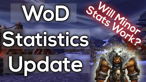 Warlords of Draenor Alpha - Stat Changes - YouTube