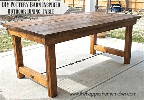 Diy Backyard Table Ideas Diy Outdoor Table Free Plans Cherished Bliss