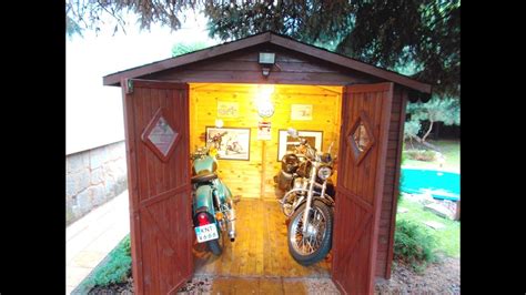 Diy Motorcycle Shed Diy Motorcycle Storage Sheds How To Build One