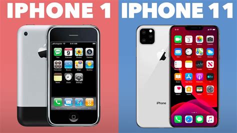 Evolution Of The Iphone Iphone 1 Iphone Xi