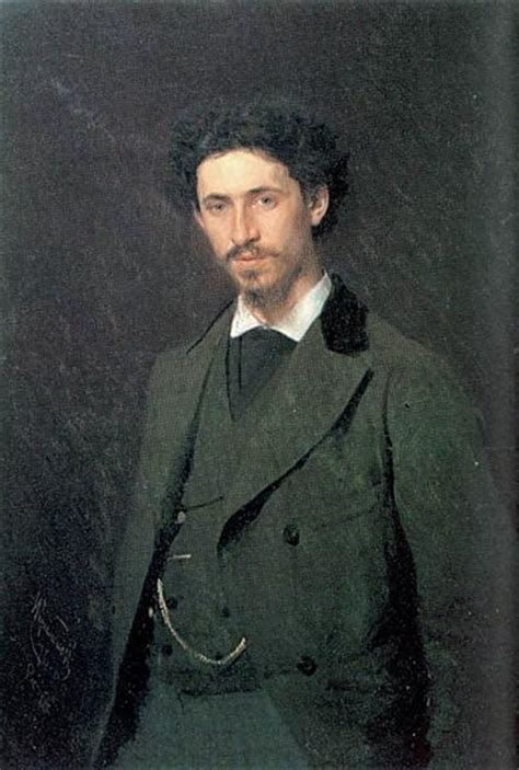 Portrait Of The Artist Ilya Repin Ivan Kramskoy