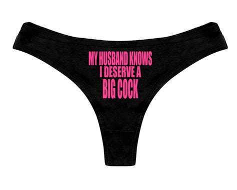 My Husband Knows I Deserve A Big Cock Panties Cuckold Hotwife Sexy Bachelorette Party Bridal