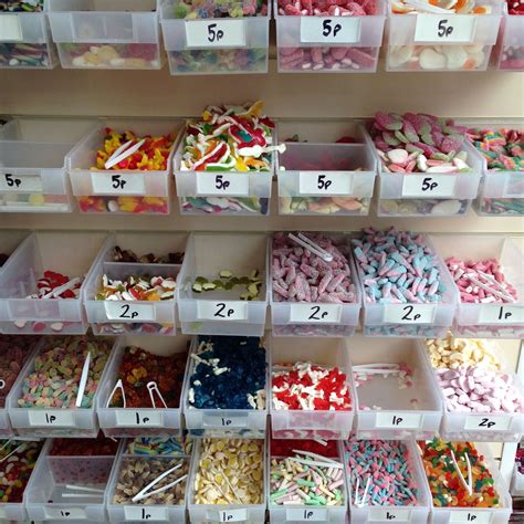 Classic British Sweet Shop With Pick And Mix Penny Sweets Margate