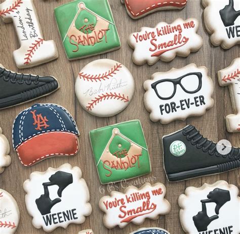 Sandlot Cookies Baseball Birthday Baseball First Birthday Baseball