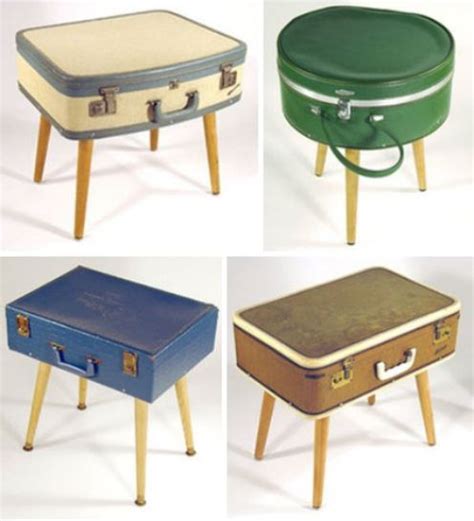 Lovely Vintage Suitcase Furniture Suitcase Furniture Upcycle Table
