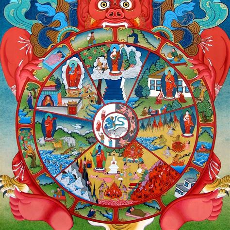 Part1 01 Whole Bhavacakra Tibetan Buddhist Mandala Wellington