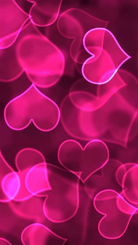 Neon Pink Hearts Wallpapers Top Những Hình Ảnh Đẹp