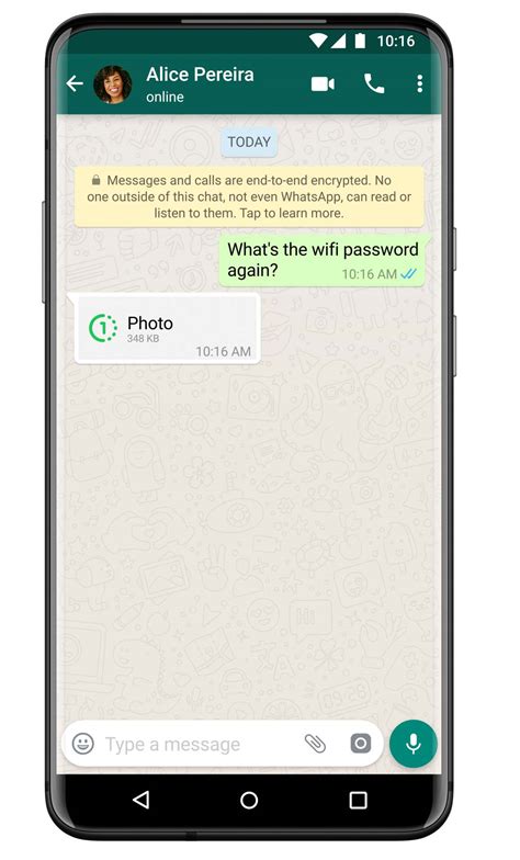 Whatsapp Releases Self Destructive View Once Feature In The Name Of