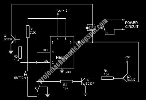Free Project Circuit Schematic Alternating Relay Switch Circuit