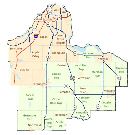 Dakota County Maps