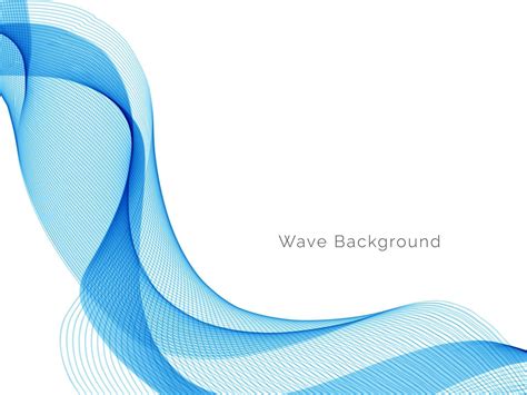 Abstract Blue Wave Design Decorative Background 2252893 Vector Art At