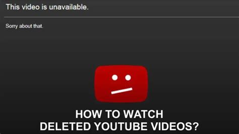 Find Out How To Watch Deleted Youtube Videos With Ease