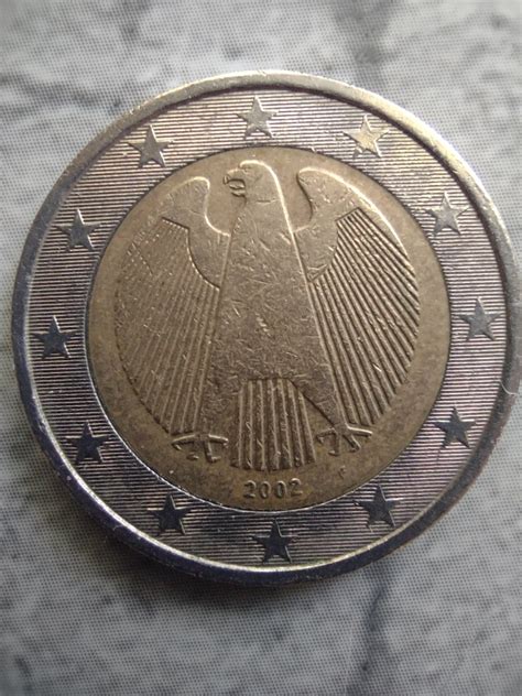 Pièce 2 Euro Allemagne 2002 Très Rare Etsy France
