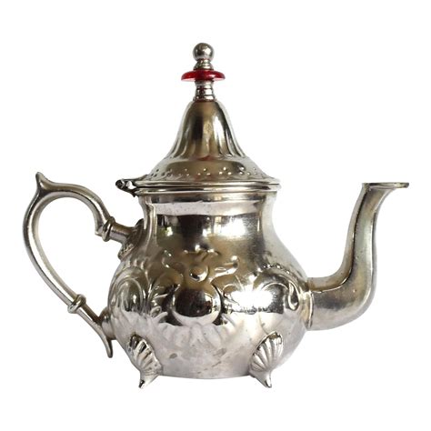 Moroccan Silver Teapot Chairish