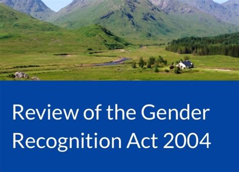 Gender Recognition Act Reform Information Sheet Susan Sinclair